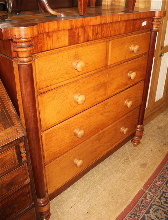 Victorian Scottish Mahogany chest of drawers